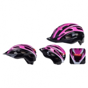 CASCO BICI CON LUCE POSTERIORE
