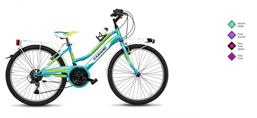 Bici MTB 24 Pollici Lincy Per Ragazze 9-12 Anni - Cambio Shimano 6 Velocità - Foto 12