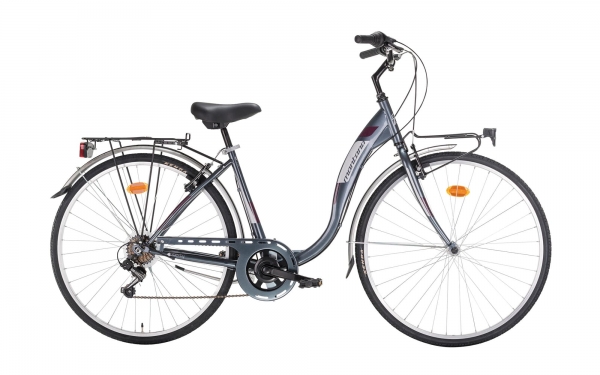 biciclette scoot bianche e rosse strada